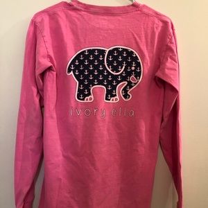 Ivory Ella Long sleeve shirt, pink